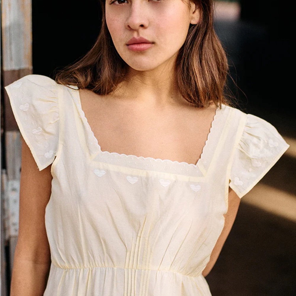 Ciao Lucia Yellow Midi Dress - Picture 3 of 11